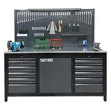 TAKPOWER 2 Metre Dolu Takım Tezgahı 10 Çekmeceli 1 Dolaplı Pro - Görsel 1