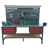 TAKPOWER 2 Metre Dolu Takım Tezgahı 6 Çekmeceli Pro - Görsel 1