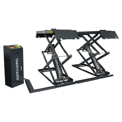 TAKPOWER 3.5 Ton Makaslı Hidrolik Araç Kaldırma Lifti 2 Metre