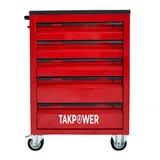 TAKPOWER 5 Çekmeceli Dolu Takım Arabası 190 Parça - Görsel 1