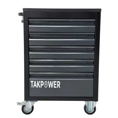TAKPOWER 5 Çekmeceli Takım Arabası Antrasit