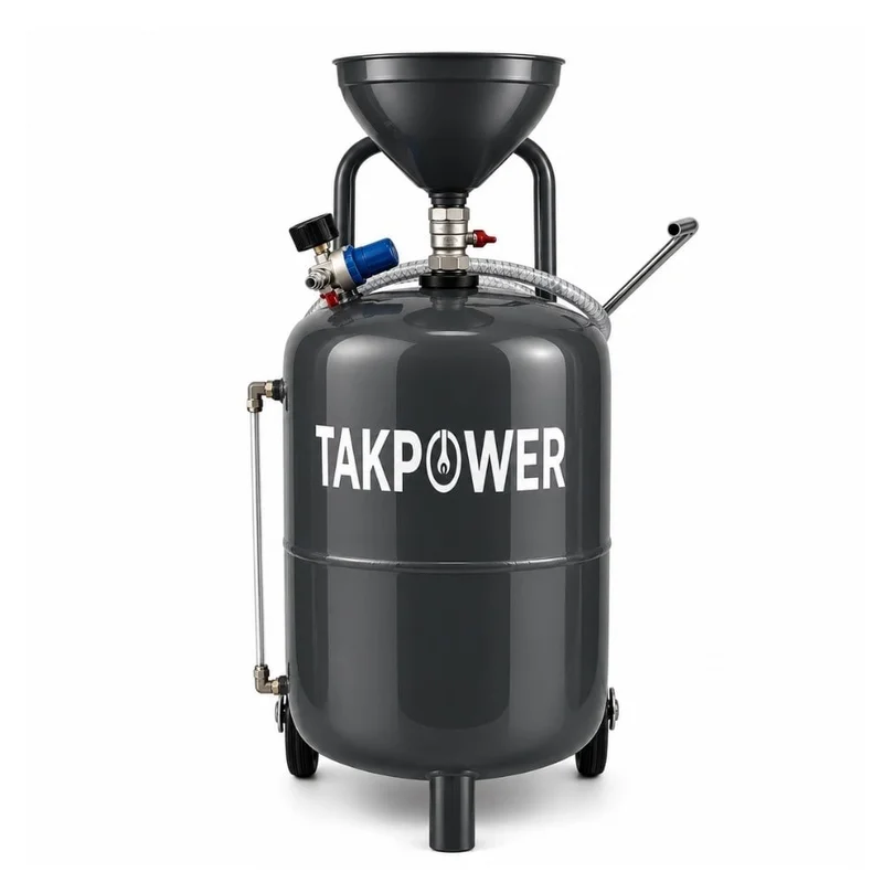 TAKPOWER Havalı Şanzıman Yağ Pompası ve Havalı Yağ Dağıtıcısı 28 LT