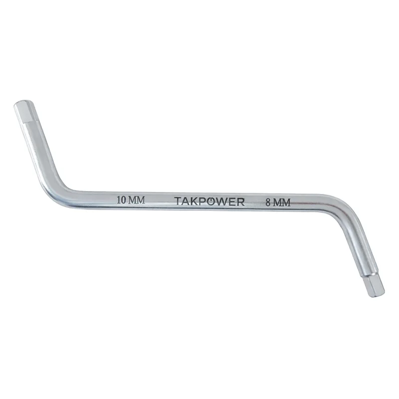 TAKPOWER İki Ağız Z Tipi Tapa Anahtarı 8 x 10 mm