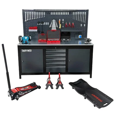 TAKPOWER Oto Servis ve Hobi Garaj Seti Premium