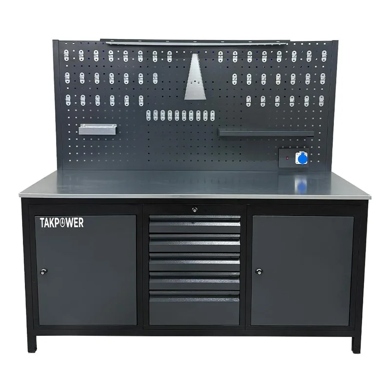 TAKPOWER TTR4411 2 Metre Takım Tezgahı 5 Çekmeceli 2 Dolaplı