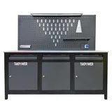 TAKPOWER TTR4414 2 Metre Takım Tezgahı 3 Çekmece 3 Dolaplı - Görsel 1