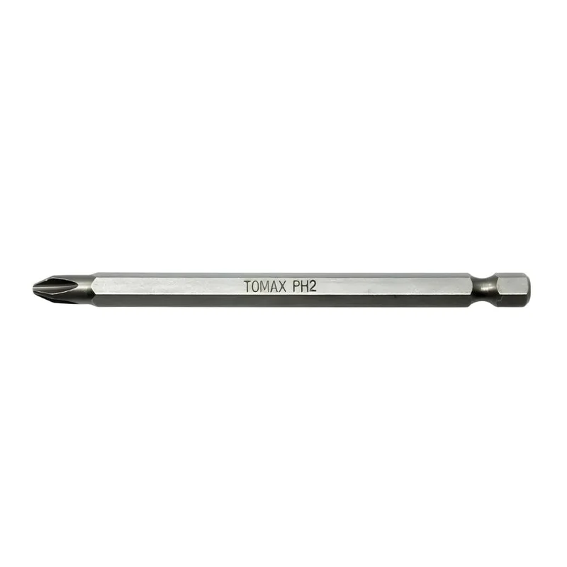 TOMAX PH2 Bits Vidalama Yıldız Uç Uzun 75 mm