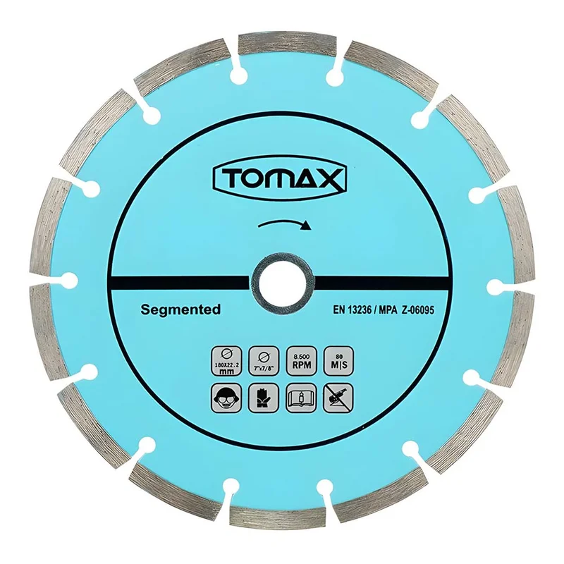 TOMAX Segmentli ElmasBeton Kesici Disk 115 mm