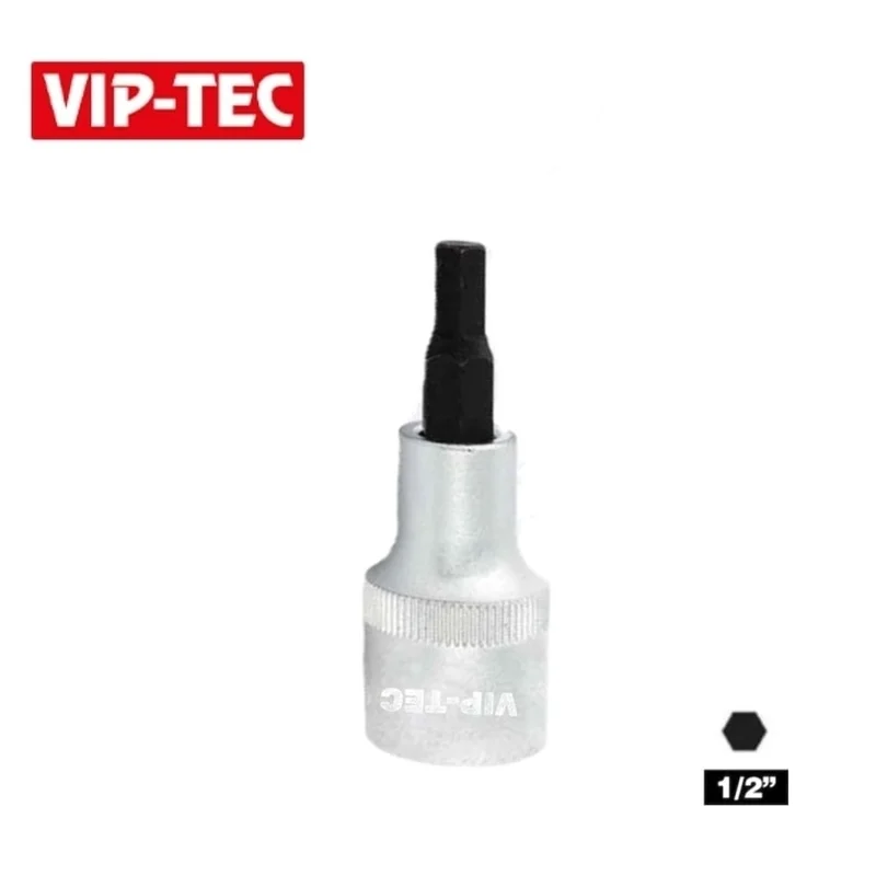 VIP-TEC 1/2 H12 Lokmalı Allen Uç Kısa 12 mm