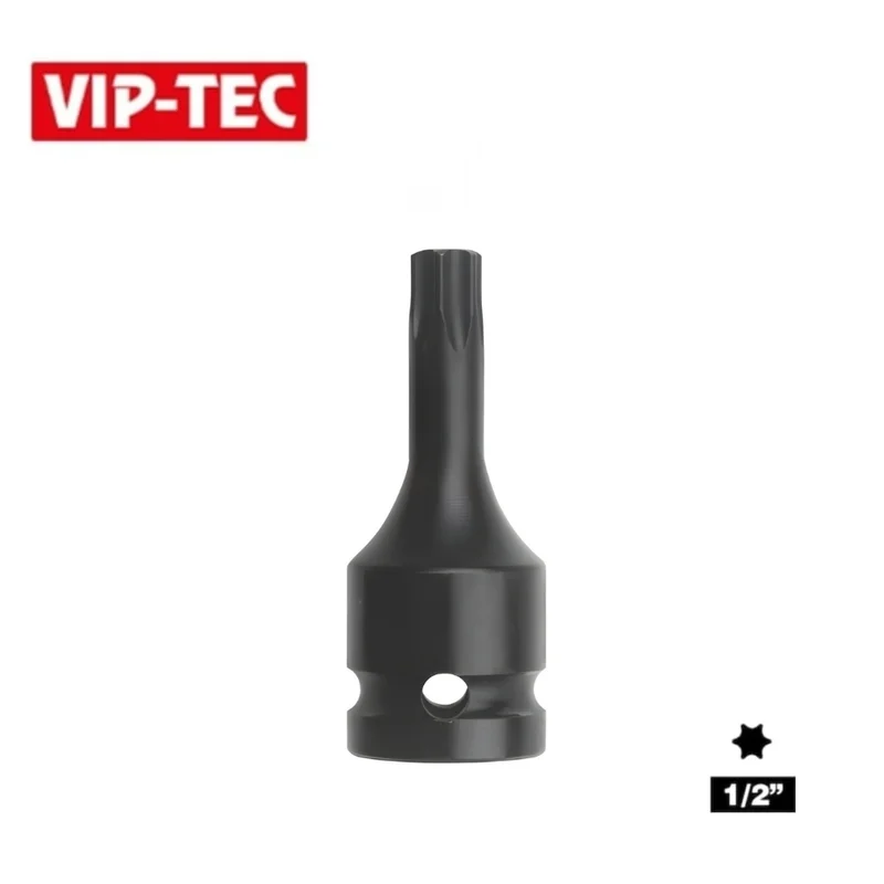 VIP-TEC 1/2 T45 Havalı Lokmalı Torx Uç 43 mm
