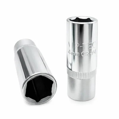 VIP-TEC 1/4 Altı Köşe Derin Lokma 4 mm