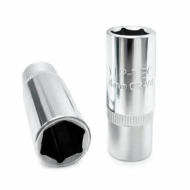 VIP-TEC 1/4 Altı Köşe Derin Lokma 4 mm