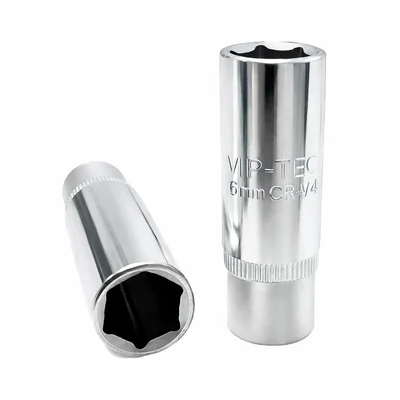 VIP-TEC 1/4 Altı Köşe Derin Lokma 6 mm