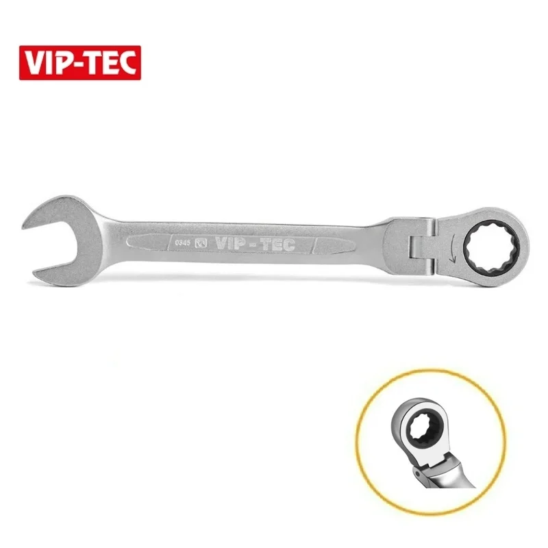 VIP-TEC Mafsallı Cırcır Kombine Anahtar 17 mm