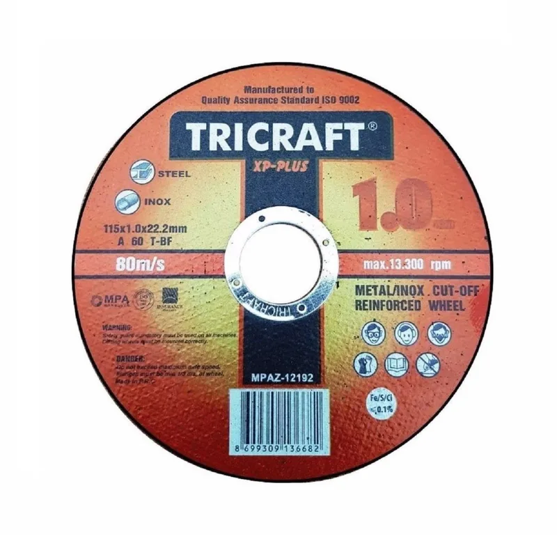 Trıcraft İnox Kesici 115x1.0x22 Kod:3301 - 25'li Paket