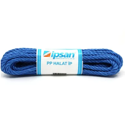 İpsan Pp Halat Beyaz/mavi/yeşil 5 Mm 10 Mt Pp0510 - 24'lü Paket