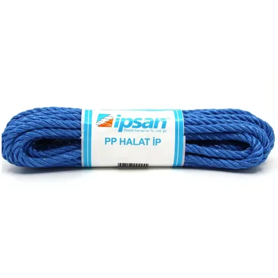 İpsan Pp Halat Beyaz/mavi/yeşil 5 Mm 20 Mt Pp0520 - 24'lü Paket