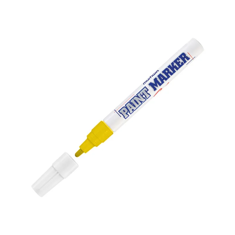 Munhwa Paınt Marker Tam Örtücü Boya Kalemi Sarı - 12'li Paket