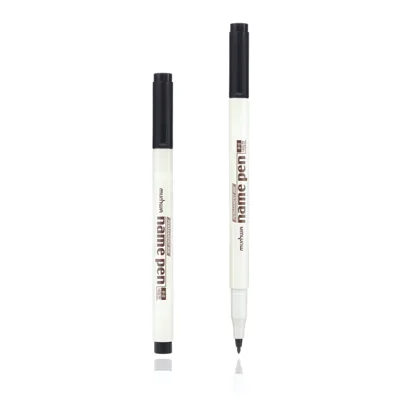 Munhwa Name Pen Asetat Kalemi Extra Fıne S Siyah - 12'li Paket