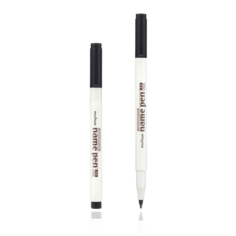 Munhwa Name Pen Asetat Kalemi Extra Fıne S Siyah - 12'li Paket