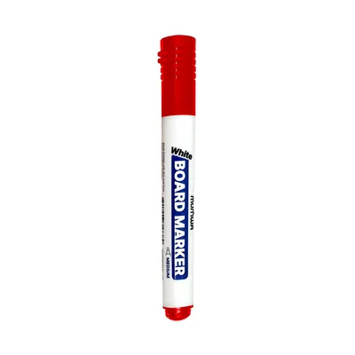 Munhwa Board Marker Yazı Tahtası Kalemi Kırmızı - 12'li Paket