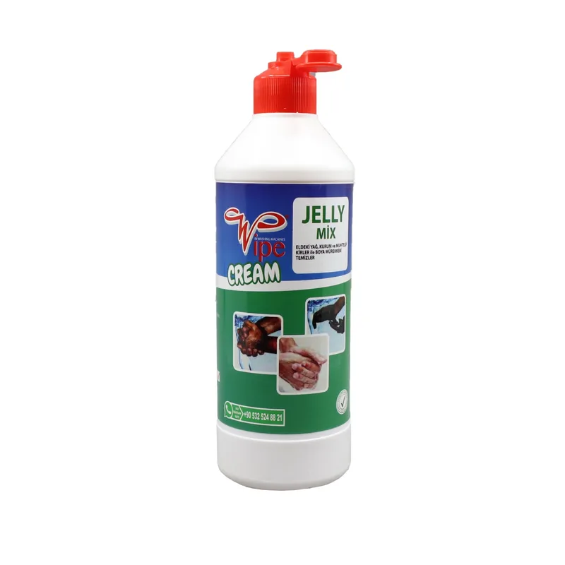 Wıpe Jelly Mıx El Temizleme Kremi 1/2 Kg Sıkma - 24'lü Paket