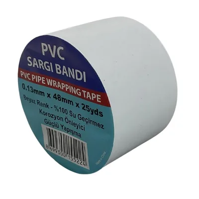 Pvc Kanal (sargı) Bantı Beyaz 48 Mmx25 Yds (23 Mt) - 60'lı Paket