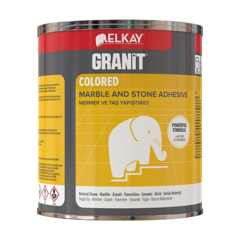 Elkay Granit Mermer Yapıştırıcı Eb25 1200gr Beyaz - 12'li Paket