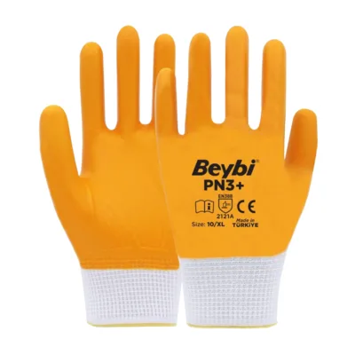 Beybi Pn3+ Tam Kaplı Naylon Nitril Eldiven - 288'li Paket