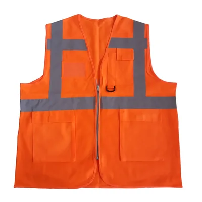 İkaz Yeleği Mühendis Tipi Turuncu Xxl - 10'lu Paket