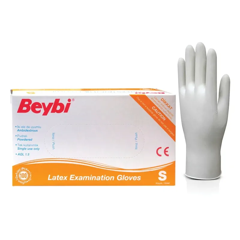 Beybi Pudralı Muayene Eldiveni S