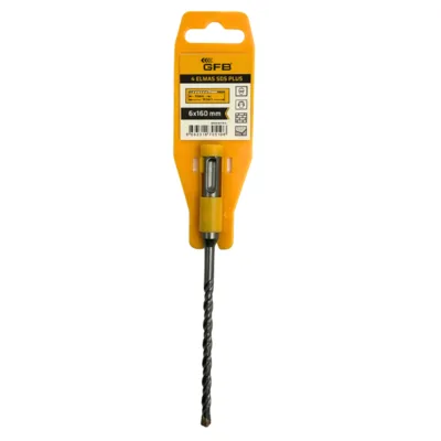 Gfb 4 Elmaslı Sds Plus Matkap Ucu 6x160 Mm 2077 - 10'lu Paket