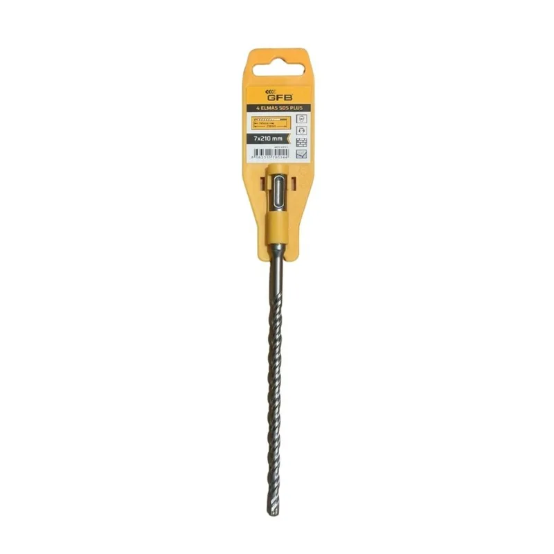 Gfb 4 Elmaslı Sds Plus Matkap Ucu 7x210 Mm 2081 - 10'lu Paket