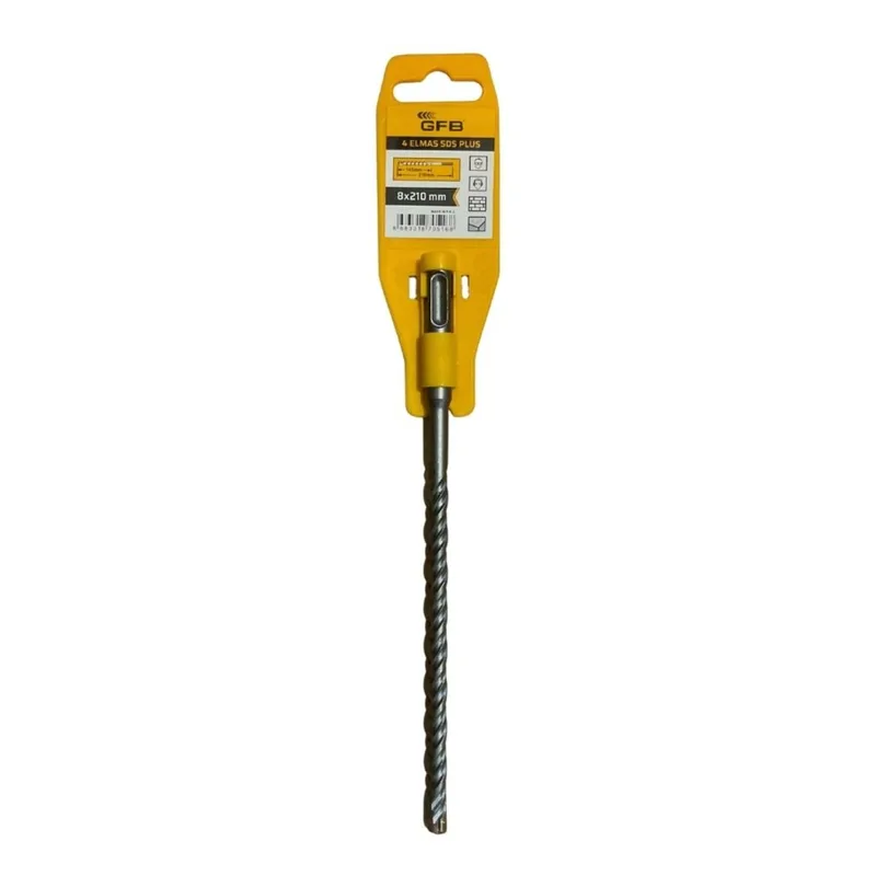 Gfb 4 Elmaslı Sds Plus Matkap Ucu 8x210 Mm 2083 - 10'lu Paket