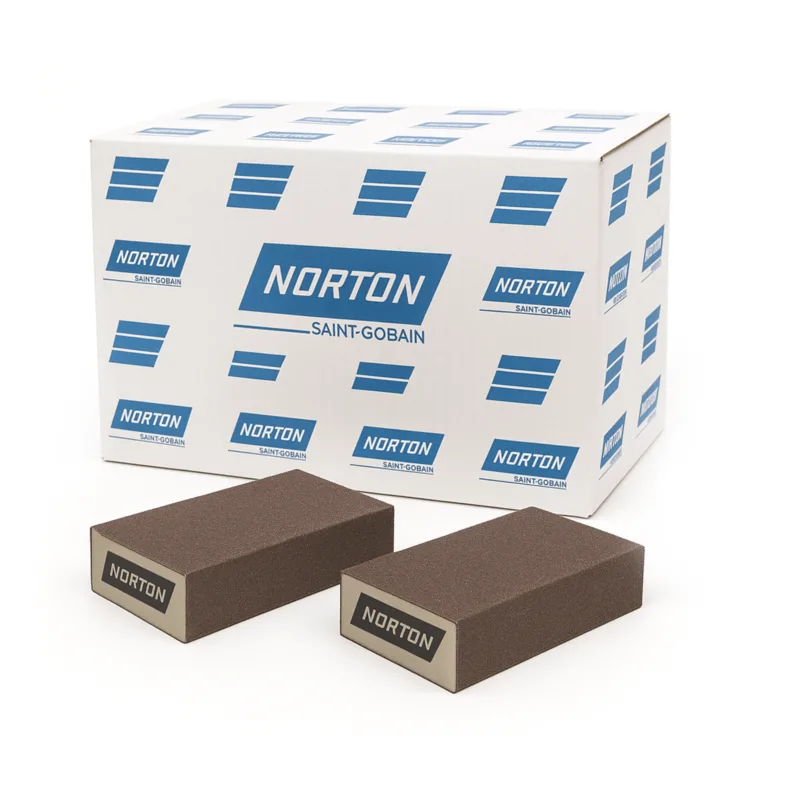 Norton Sünger Zımpara 100x68x26 120 Kum (takoz) - 50'li Paket