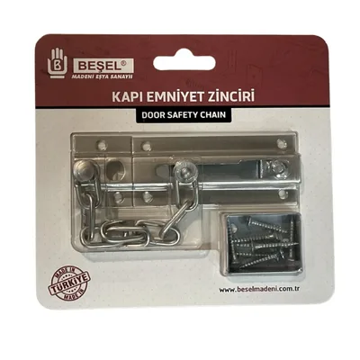 Beşel Kapı Emniyet Zinciri Saten Ba120st - 5'li Paket