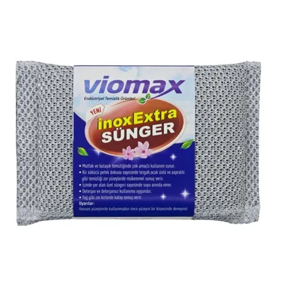 Wıomax Temizlik Inox Bulaşık Süngeri 2 Li Kod:785 - 24'lü Paket