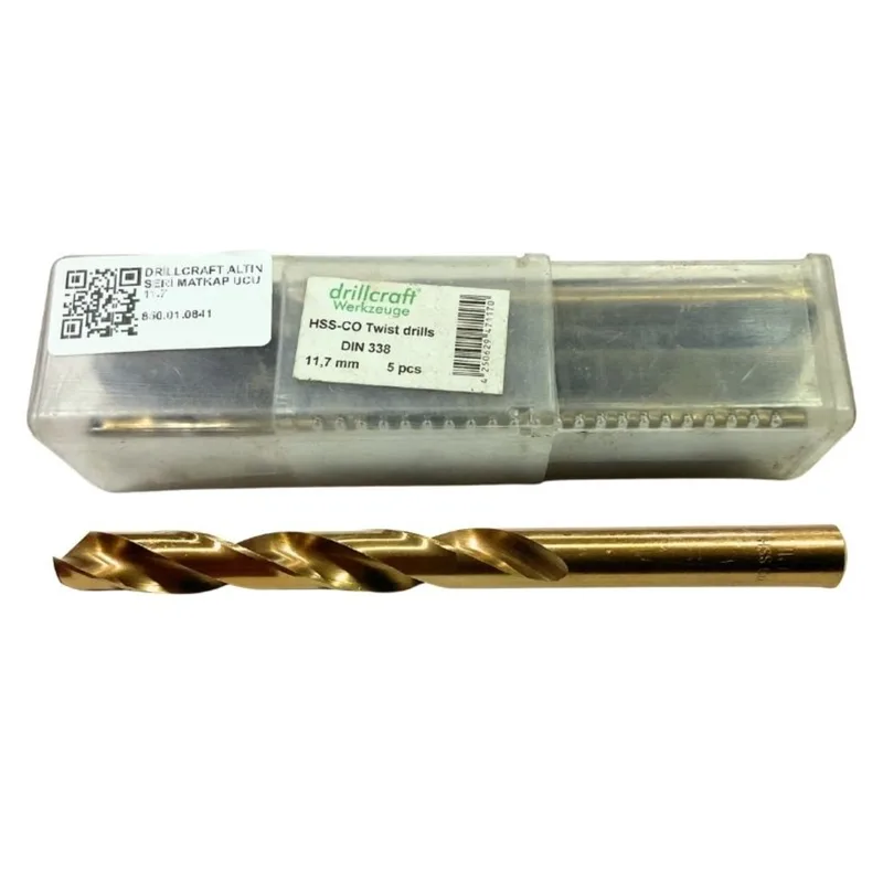Drillcraft Altın Seri Matkap Ucu Dın338 11.7