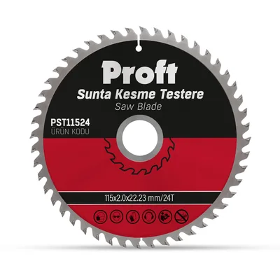 Proft Sunta Kesme Testere 115x2.0 (pst11524) 24t - 5'li Paket