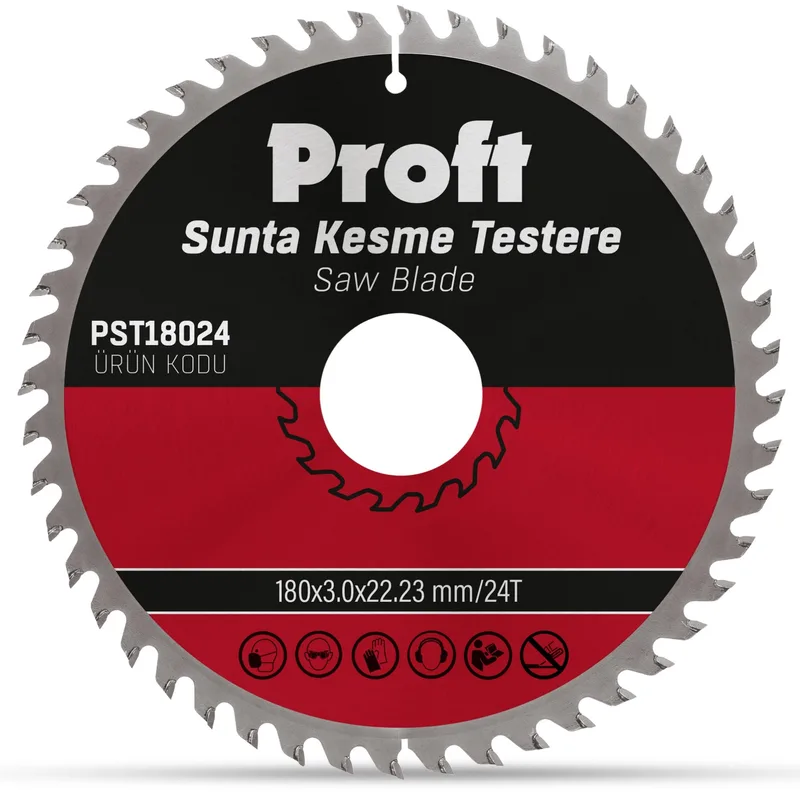 Proft Sunta Kesme Testere 180x3.0 (pst18024) 24t - 5'li Paket