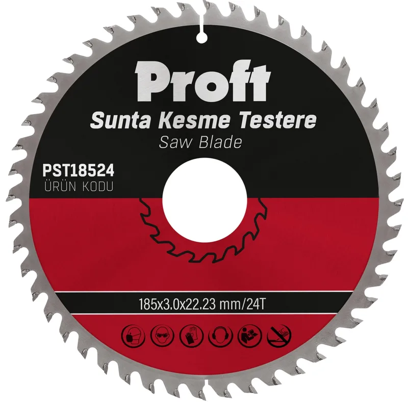 Proft Sunta Kesme Testere 185x3.0 (pst18524) 24t - 5'li Paket