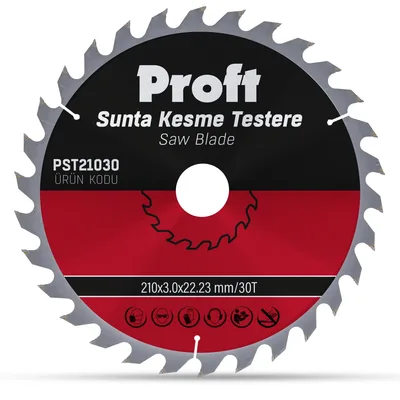 Proft Sunta Kesme Testere 210x3.0 (pst21030) 30t - 5'li Paket
