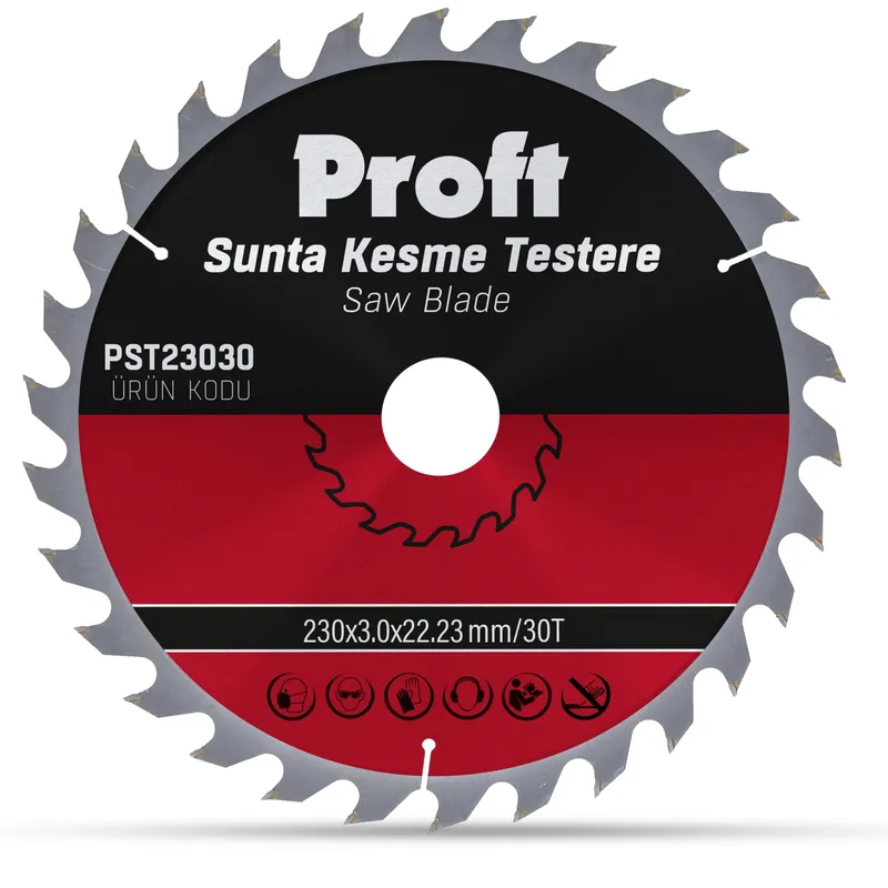 Proft Sunta Kesme Testere 230x3.0 (pst23030) 30t - 5'li Paket