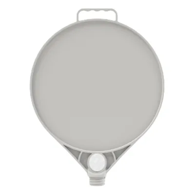 Trafik Uyarı Tabelası Yuvarlak Beyaz 28x39 Cm - 25'li Paket