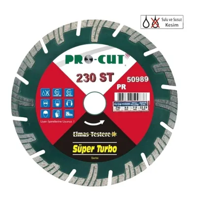Procut Süper Turbo Elmas Testere 230st Prc50989