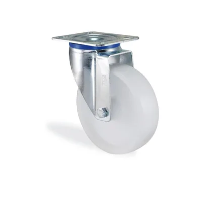 Kama Polyamid Beyaz Teker Döner 125 Mm (mmb125) - 5'li Paket
