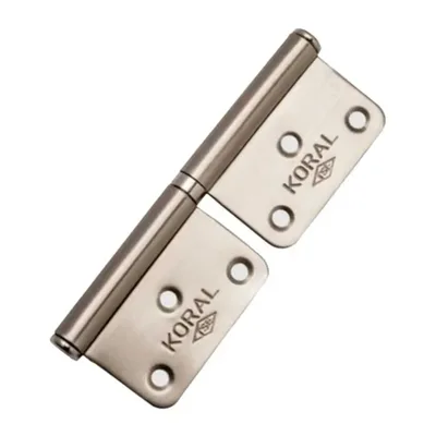 Koral Çelik Cerman Yönsüz Menteşe No:12 Saten(2mm) - 20'li Paket