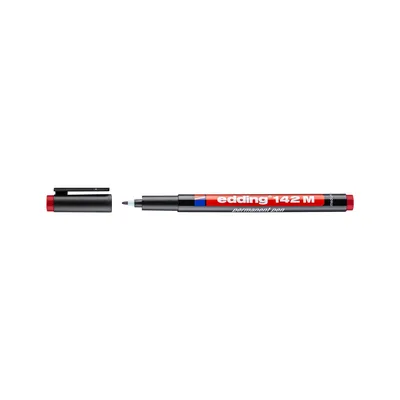 Edding 142 M Ohp Asetat Kalemi Kırmızı - 10'lu Paket