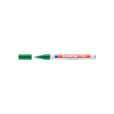 Edding 751 Tam Örtücü Boya Kalemi Yeşil - 10'lu Paket
