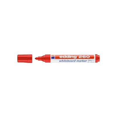 Edding 260 Yazı Tahtası Kalemi Kırmızı - 10'lu Paket